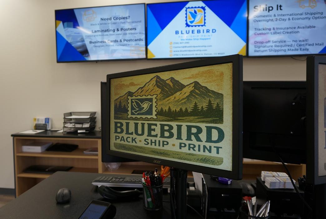 Blue Bird Pack And Ship Image