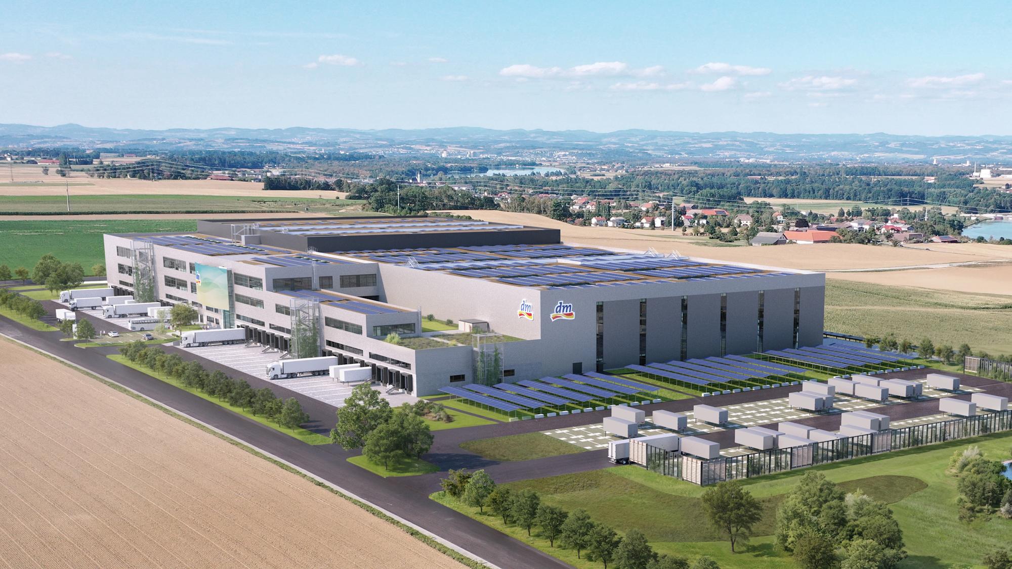 dm drogerie markt - Verteilzentrum Kronstorf, Europastraße in Kronstorf