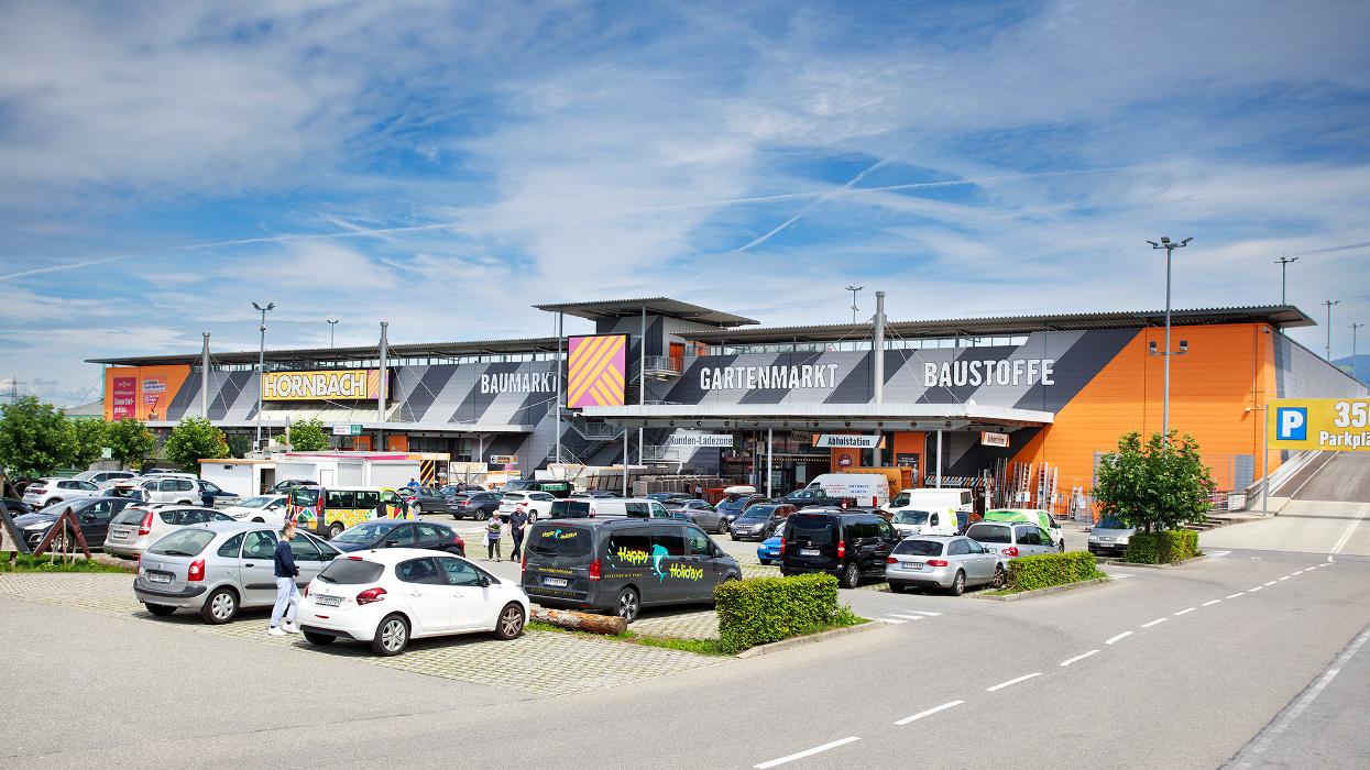 HORNBACH Hohenems, Lustenauer Straße in Hohenems