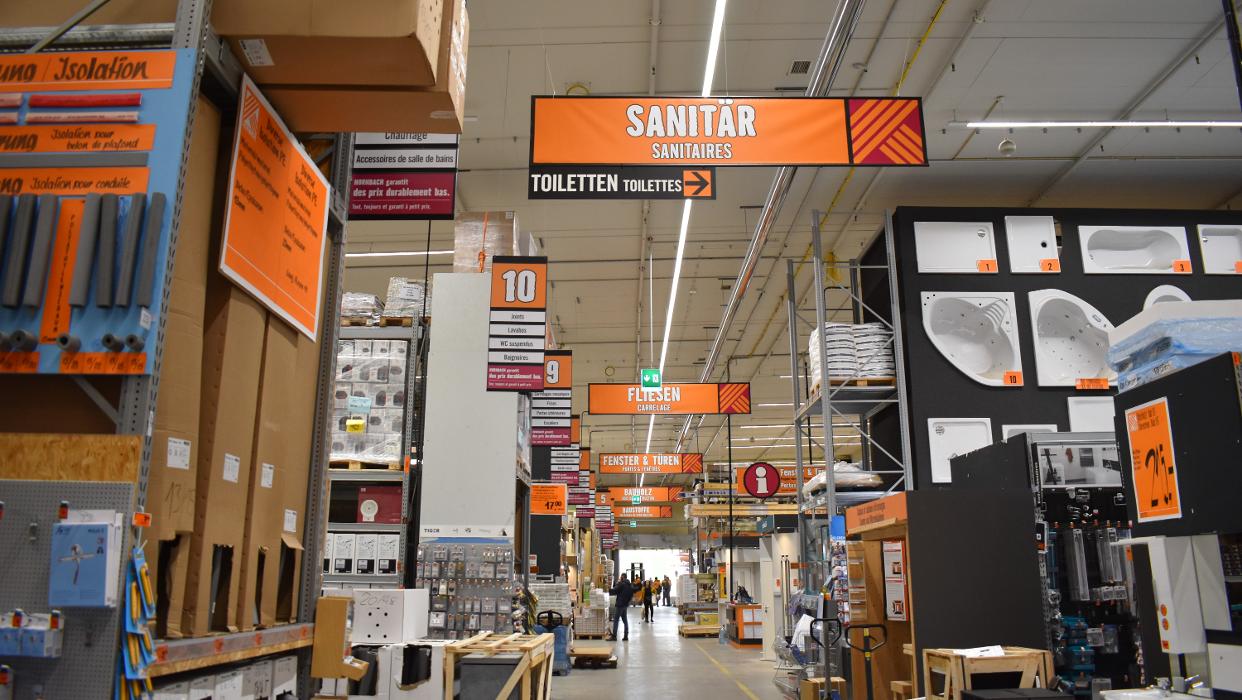 Bad & Sanitär HORNBACH Biel/Bienne, Längfeldweg in Biel