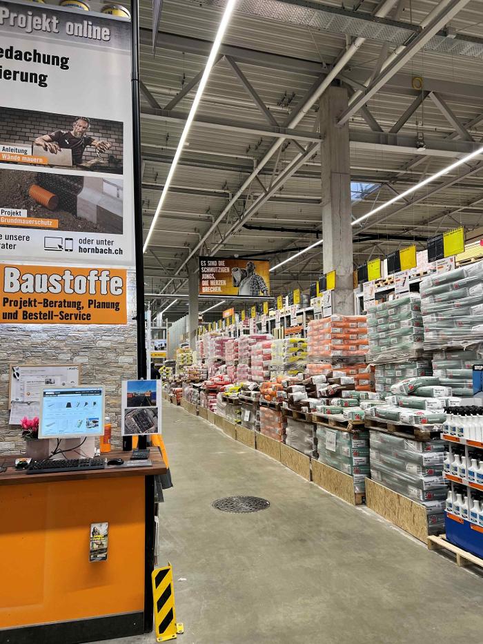 Baustoffe HORNBACH Affoltern am Albis, Obfelderstrasse in Affoltern am Albis