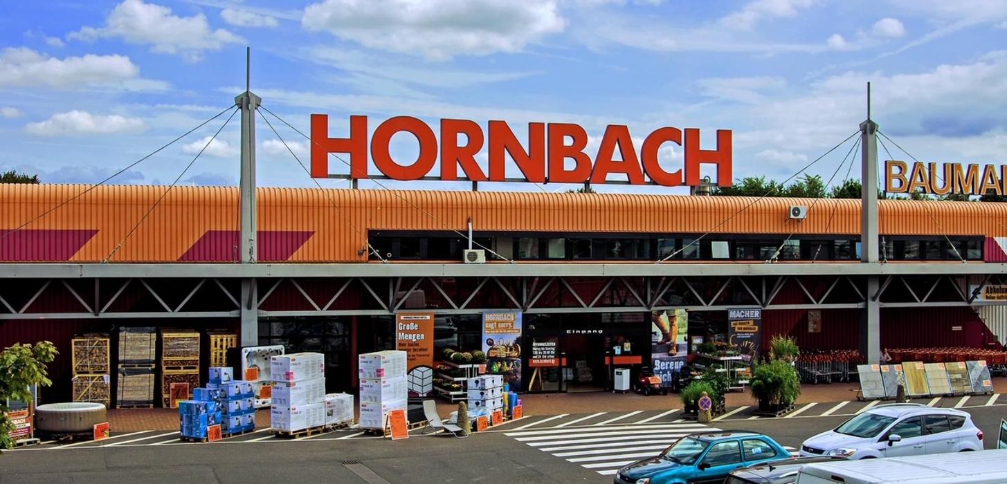 HORNBACH Niederzier b. Düren, Industriestraße in Niederzier