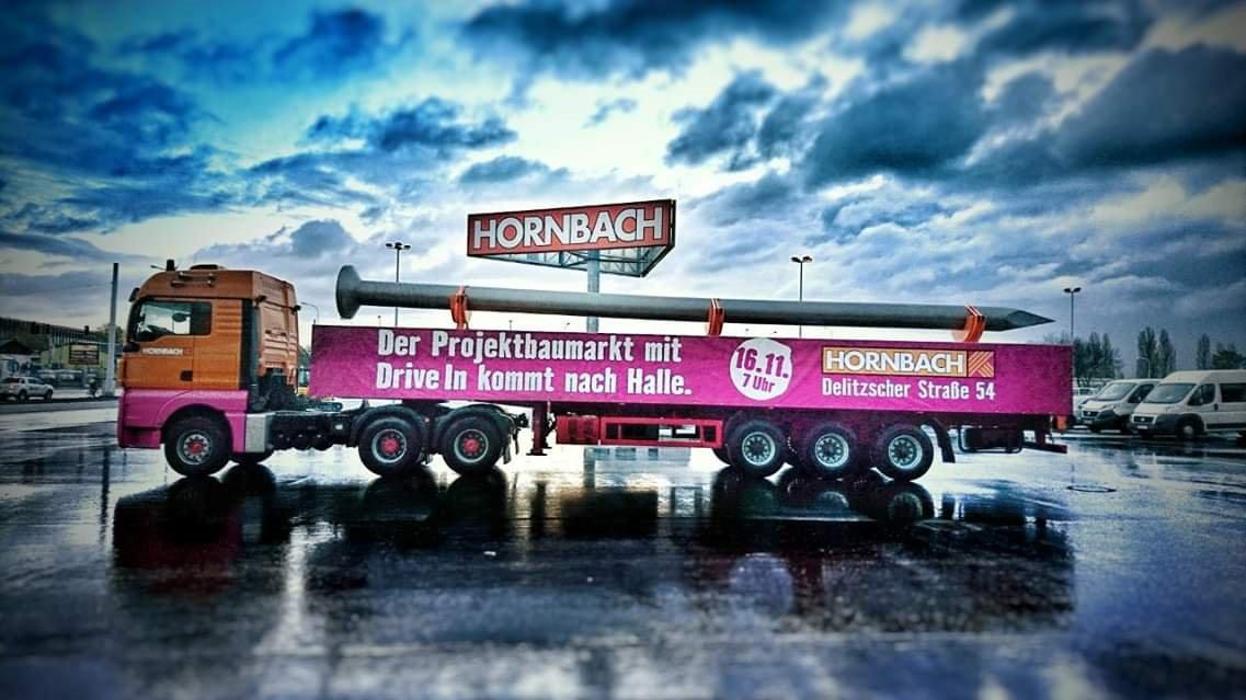 HORNBACH Halle, Delitzscher Straße in Halle (Saale)