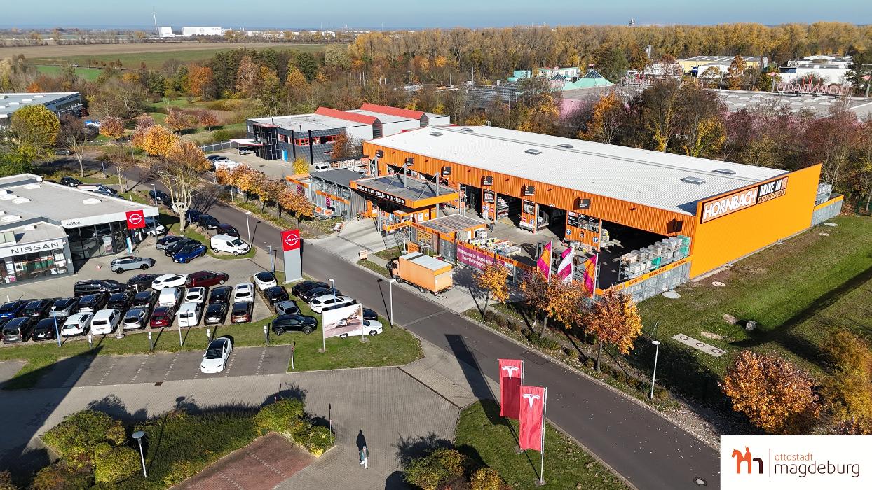 HORNBACH Drive In Magdeburg, Silberbergweg in Magdeburg