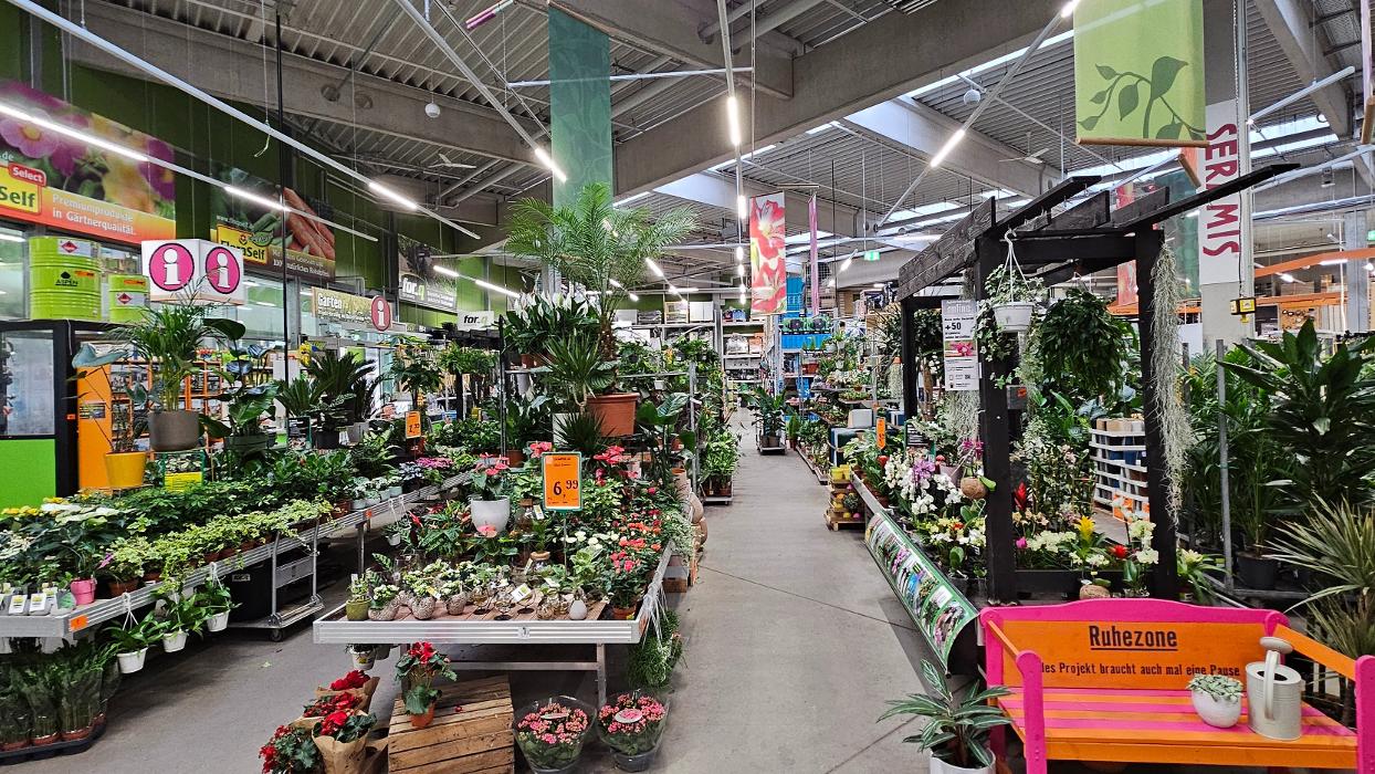 HORNBACH Gartencenter Halle, Delitzscher Straße in Halle (Saale)