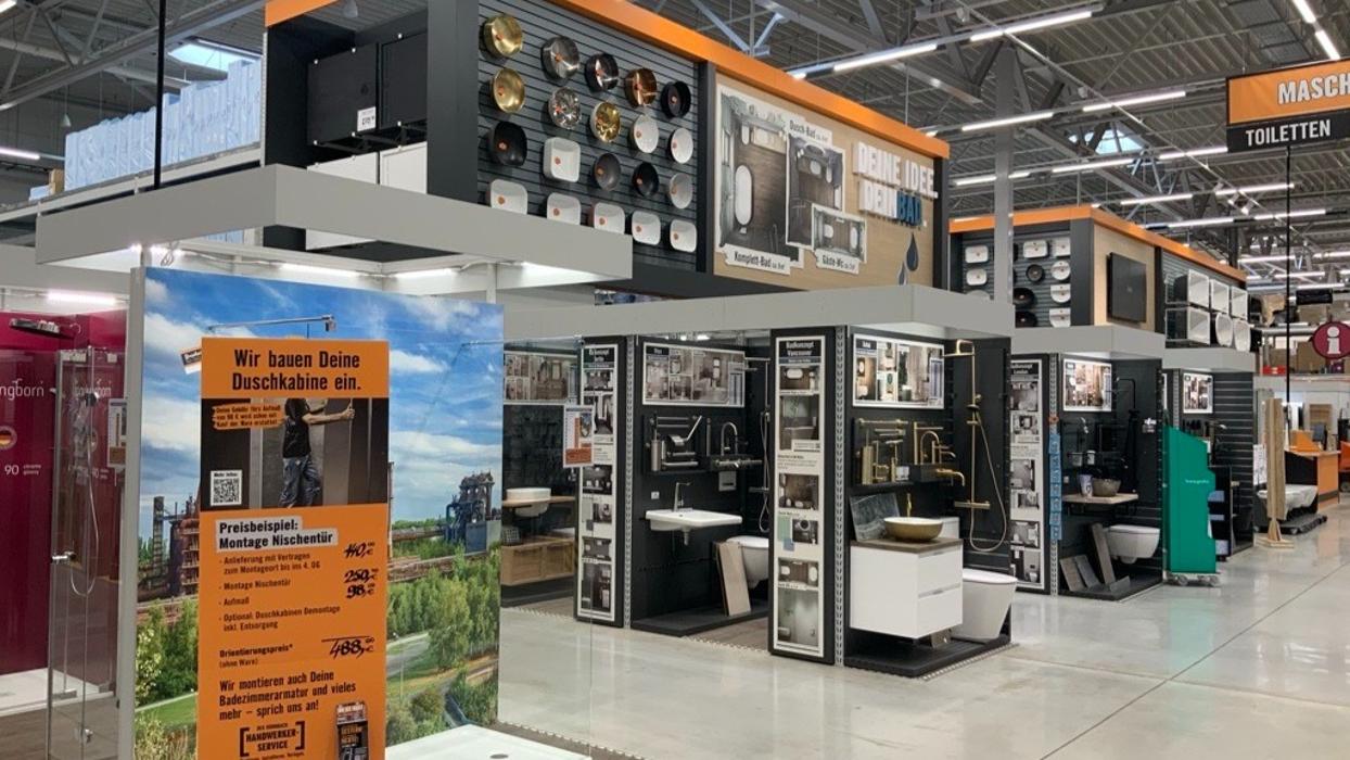 HORNBACH Badausstellung Duisburg-Wanheimerort, Düsseldorfer Straße in Duisburg