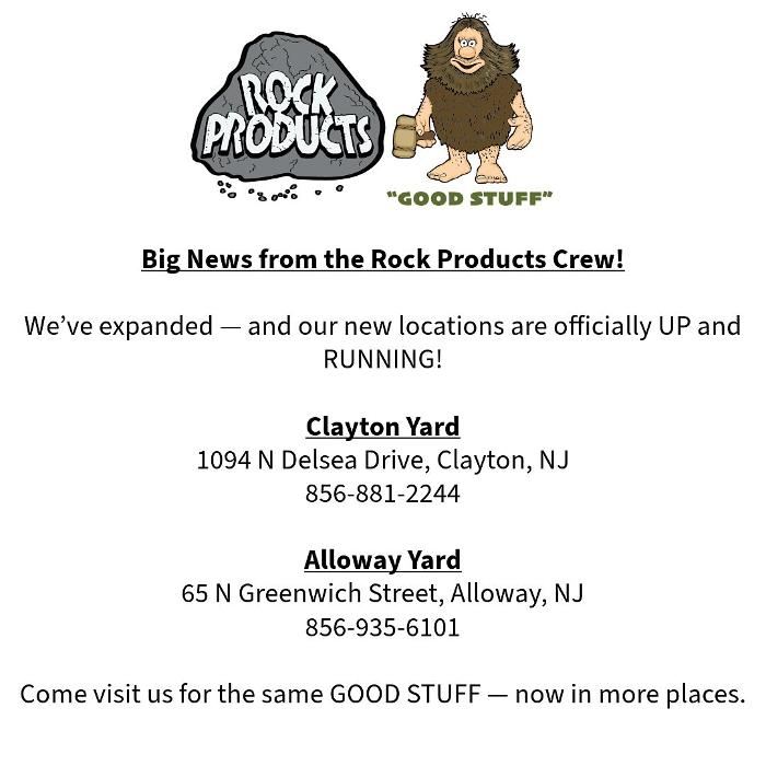Rock Products Inc. - Clayton, NJ