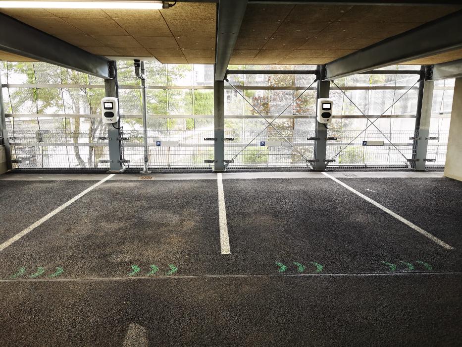 TEAG Mobil-Ladestation, Zellaer Straße in Oberhof