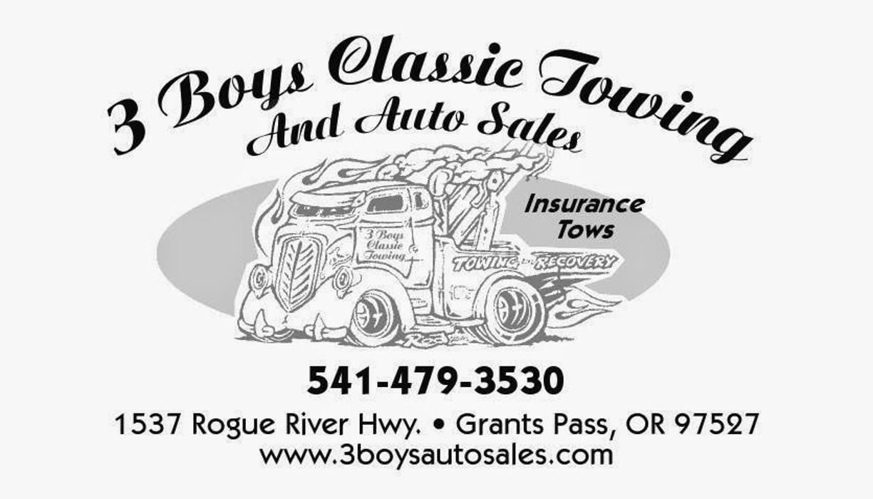 3 Boys Classic Towing & Auto Sales - Grants Pass, OR