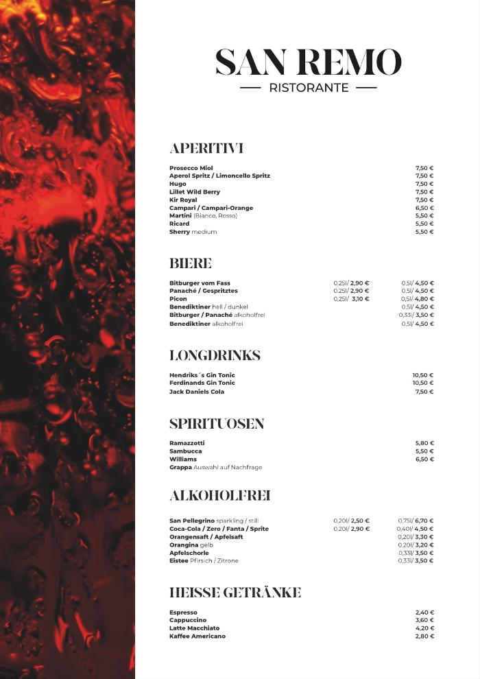 Restaurant San Remo, Saarbrücker Straße in Kleinblittersdorf