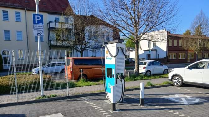 Shell Recharge Charging Station, Kranoldstraße in Eilenburg