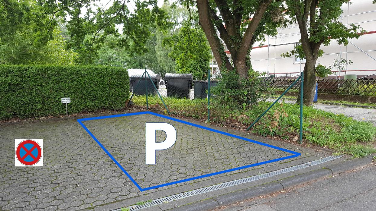 ampido Parkplatz, Himbeerweg in Köln