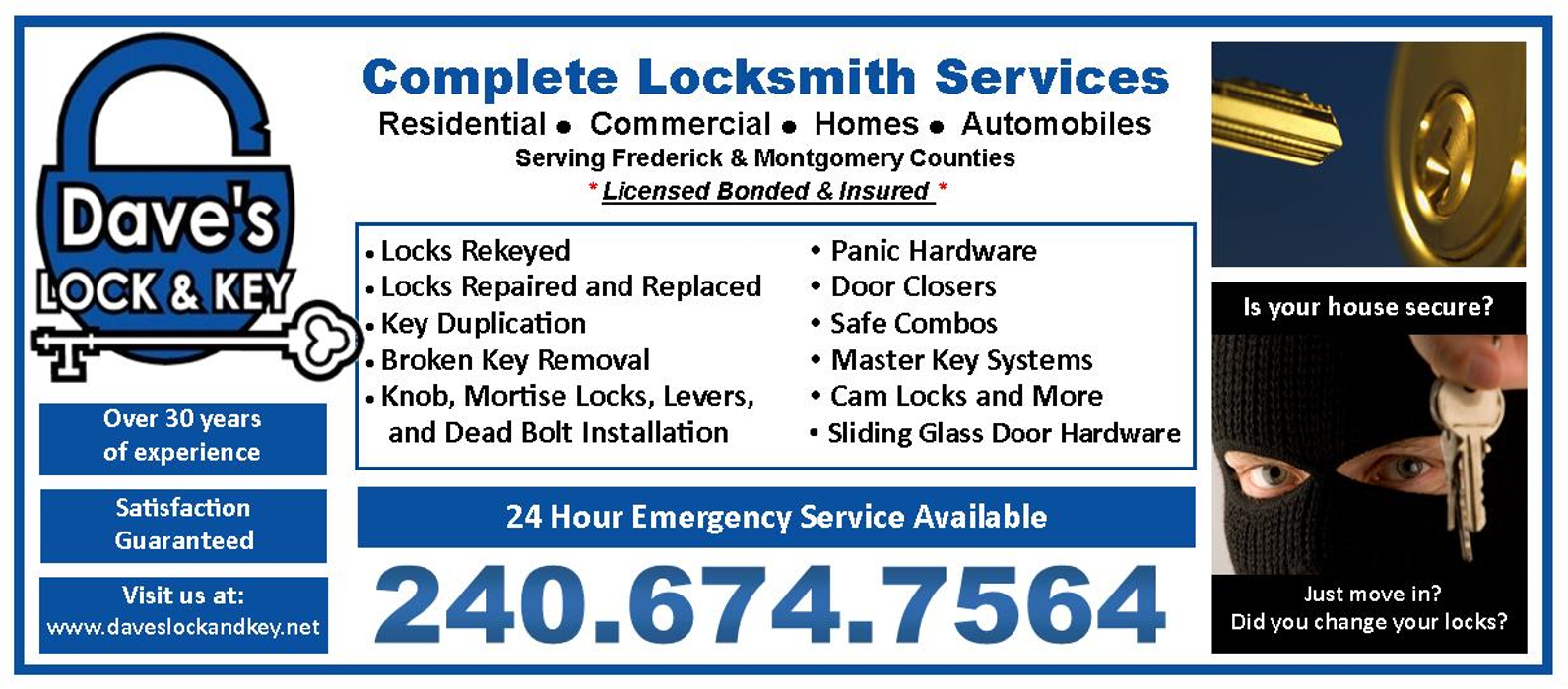 Dave's Lock & Key Image