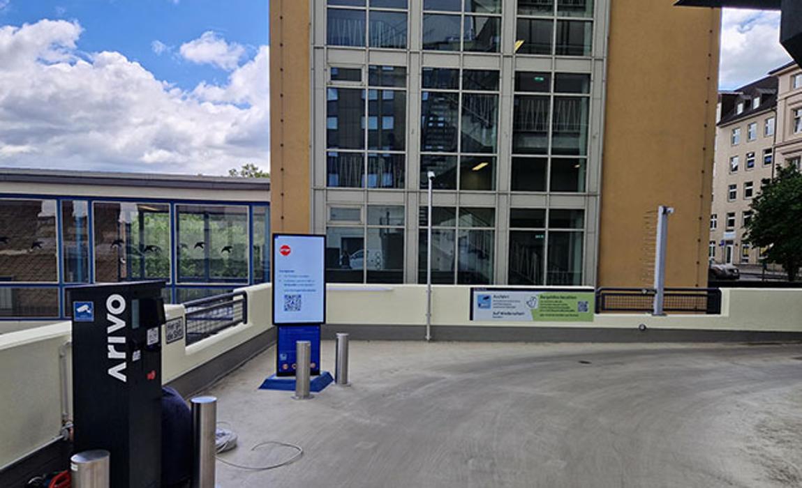 DB BahnPark Parkhaus Bundesallee P1, Bundesallee in Wuppertal