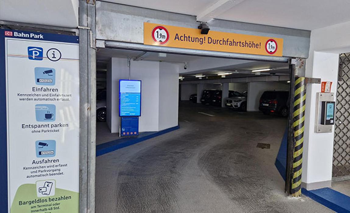 DB BahnPark Parkhaus Bundesallee P1, Bundesallee in Wuppertal