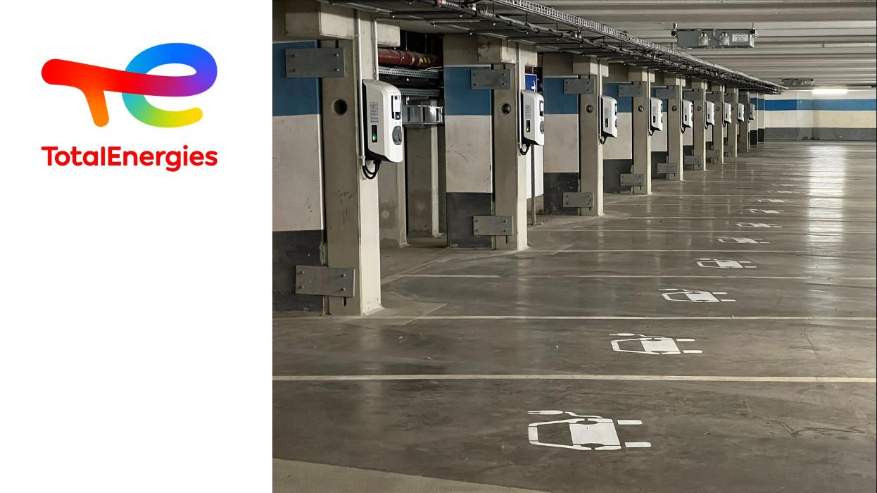 TotalEnergies Charging station, Schöneberger Ufer in Berlin