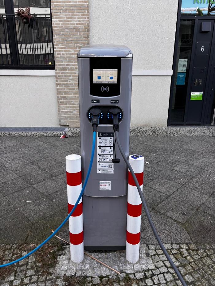 TotalEnergies Charging station, Hedwig-Porschuetz-Strasse in Berlin