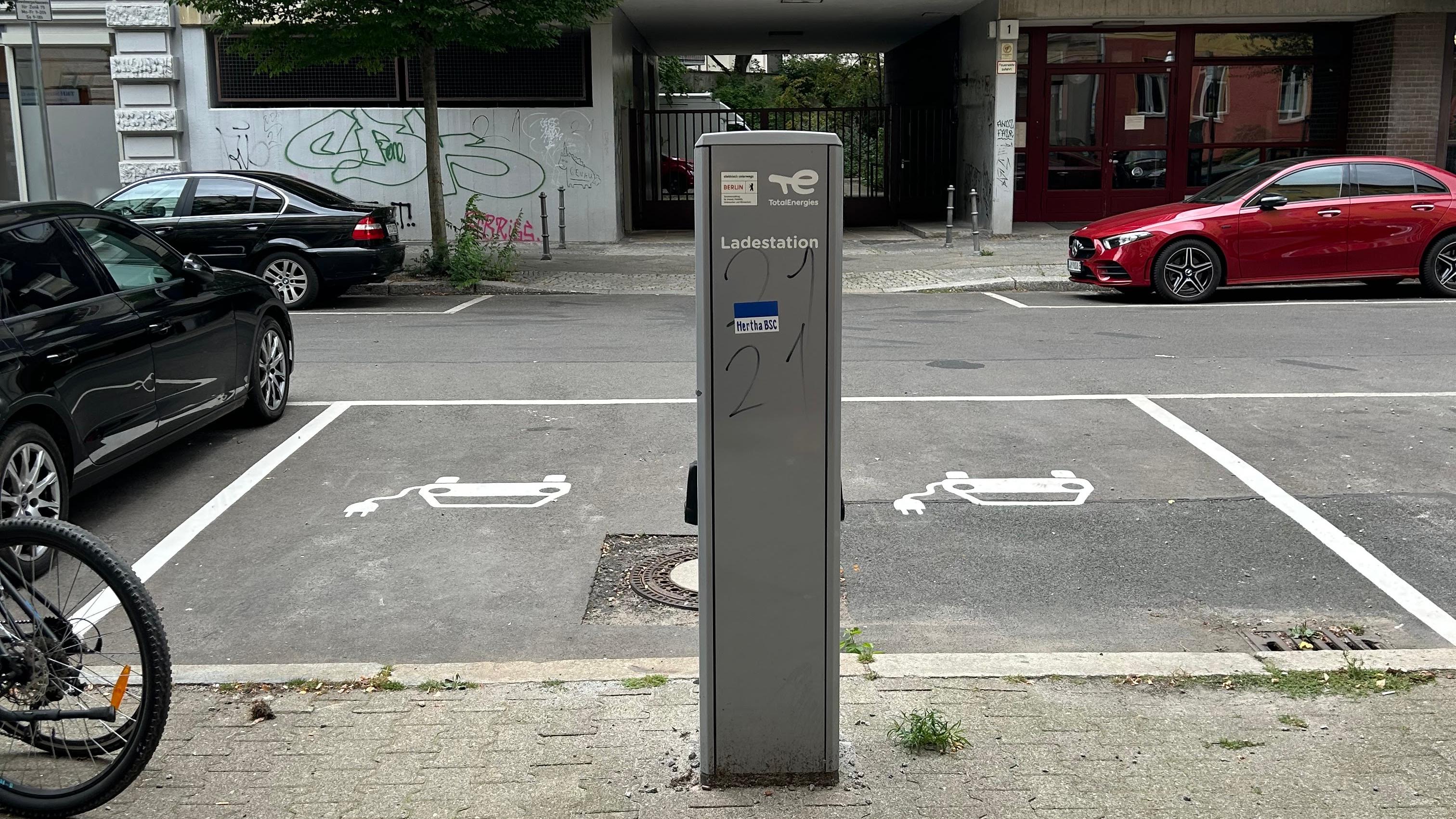 TotalEnergies Charging station, Havelberger Straße in Berlin