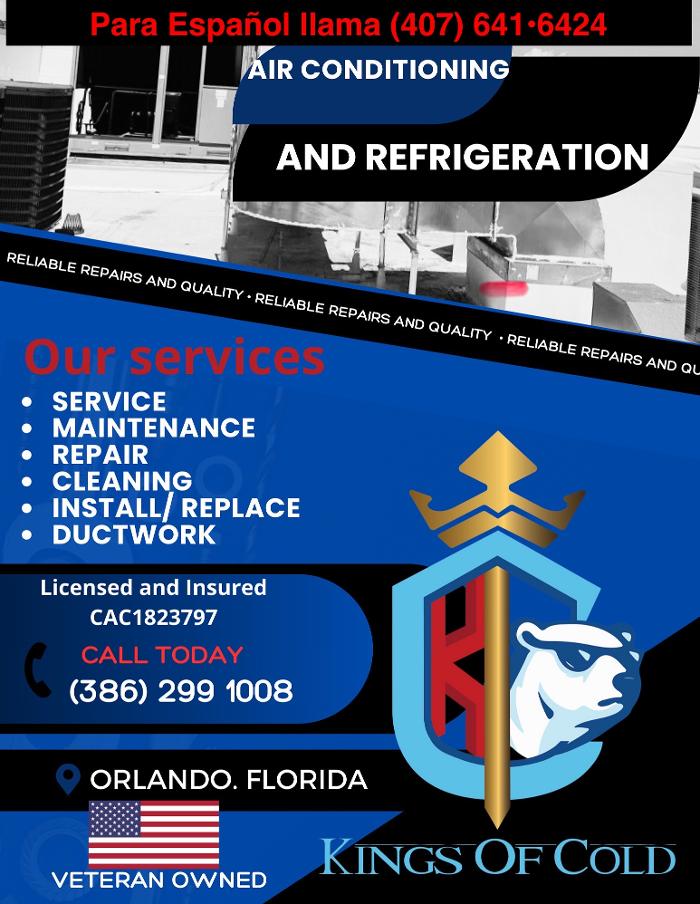 Kings of Cold Air Conditioning & Refrigeration LLC - Orlando, FL