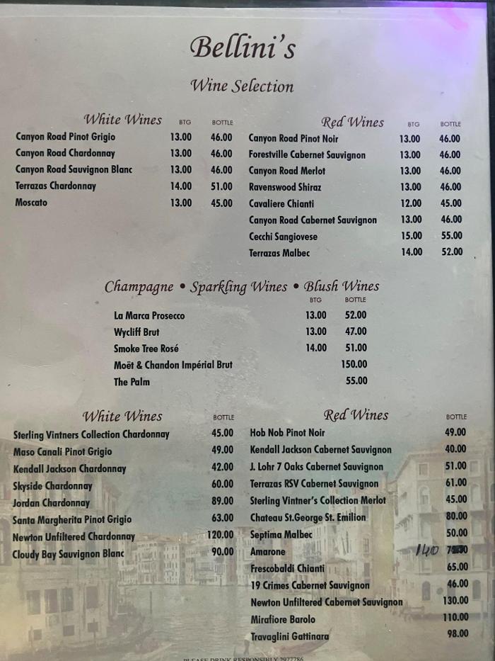 Bellini's Italian Cafe and Bar - Dallas, TX