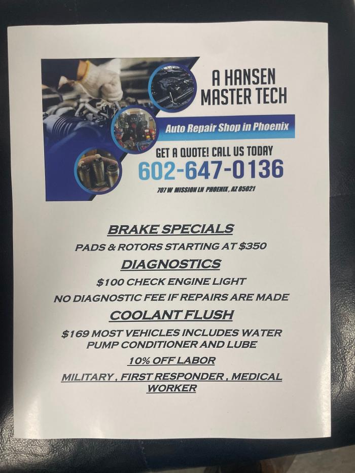 Consolidated Auto Service - Phoenix, AZ