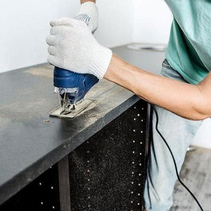 MJ Granite Countertop &amp; Tile Installation Logo