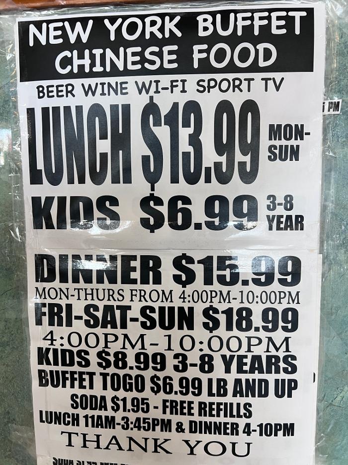 New York Chinese Buffet - Miami, FL