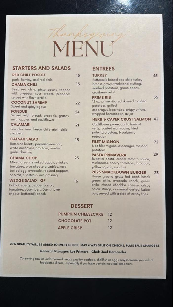 Rio Chama Prime Steakhouse Logo