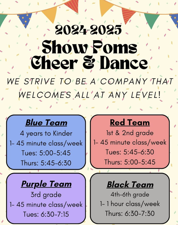 Show Poms Dance & Cheer Teams - Midland, TX