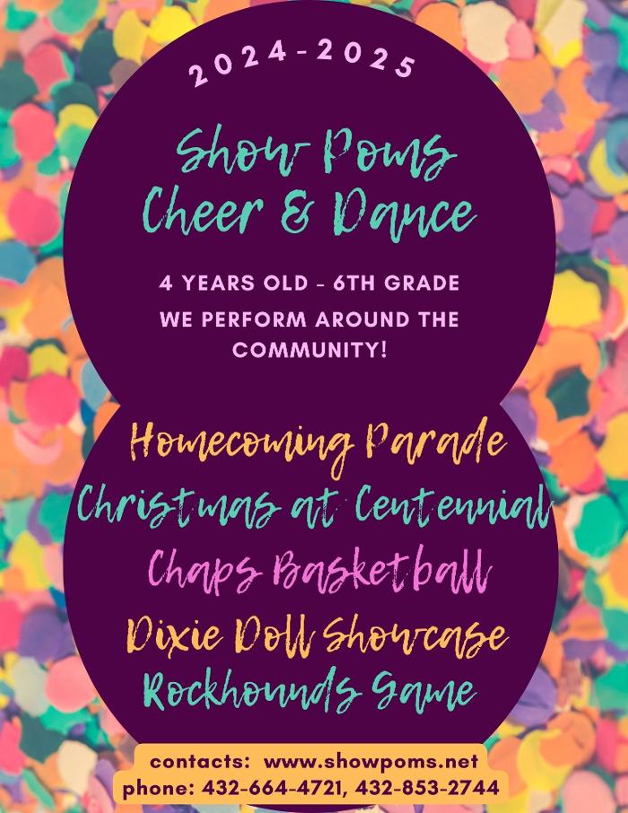 Show Poms Dance & Cheer Teams - Midland, TX