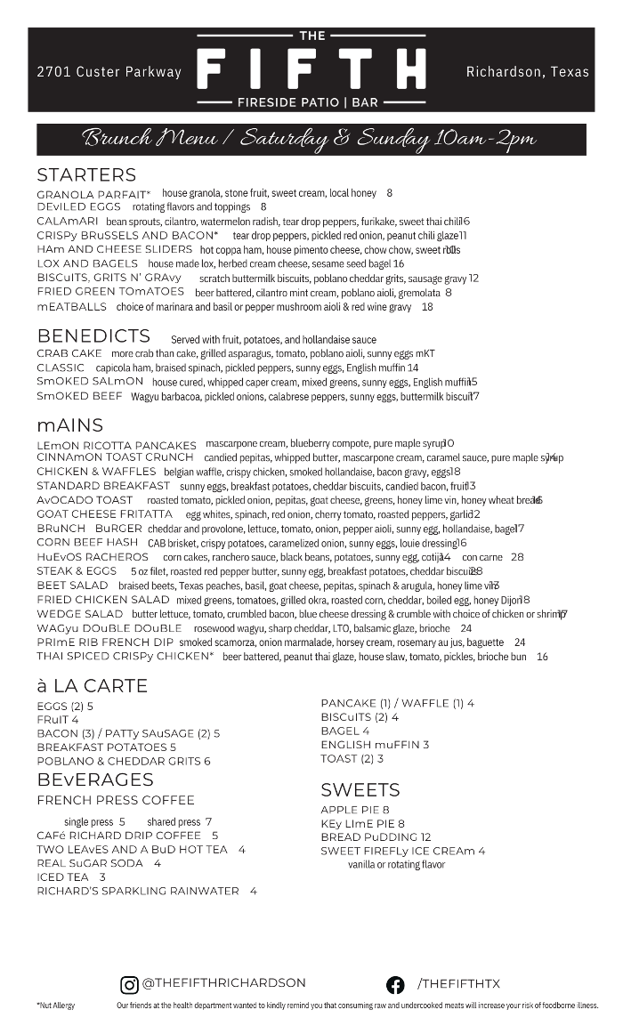The Fifth: Fireside Patio and Bar - Richardson, TX