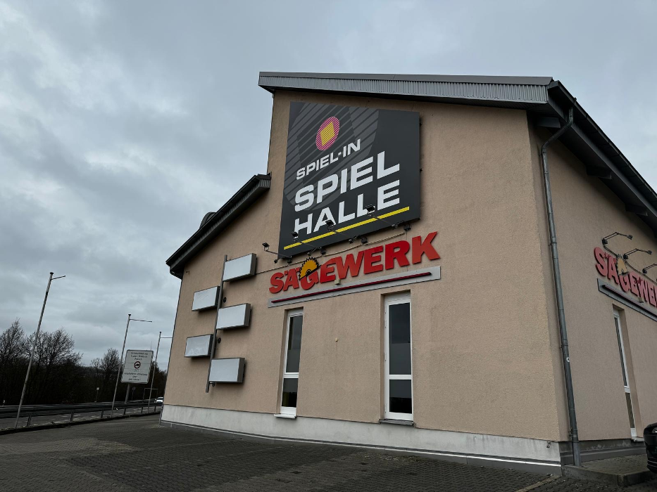 SPIEL-IN Spielhalle Kirchberg, Am Alten Sägewerk in Kirchberg (Hunsrück)