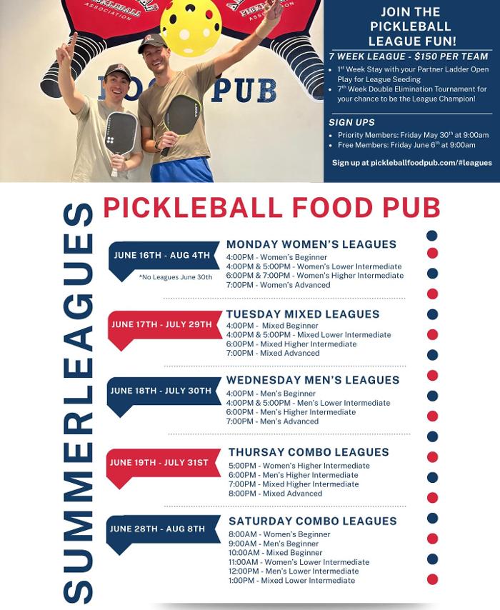 Pickleball Food Pub Image