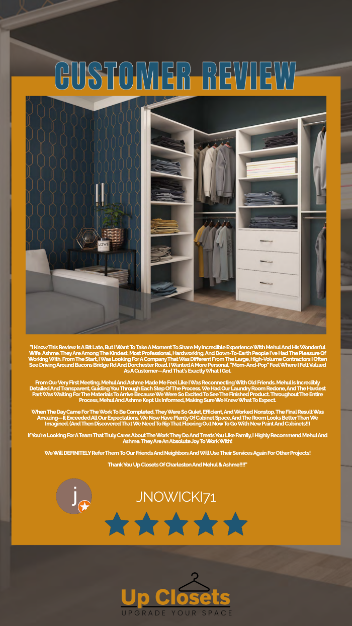 Up Closets of Charleston - Mount Pleasant, SC