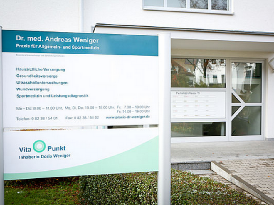 Dr. med. Andreas Weniger, Pestalozzistraße in Diedorf