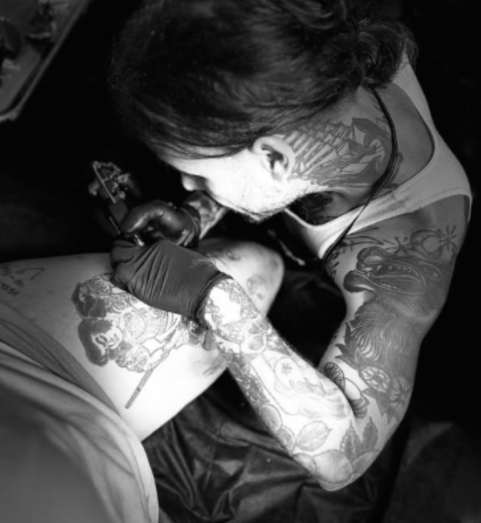 Franklins Tattoo and Supply Logo