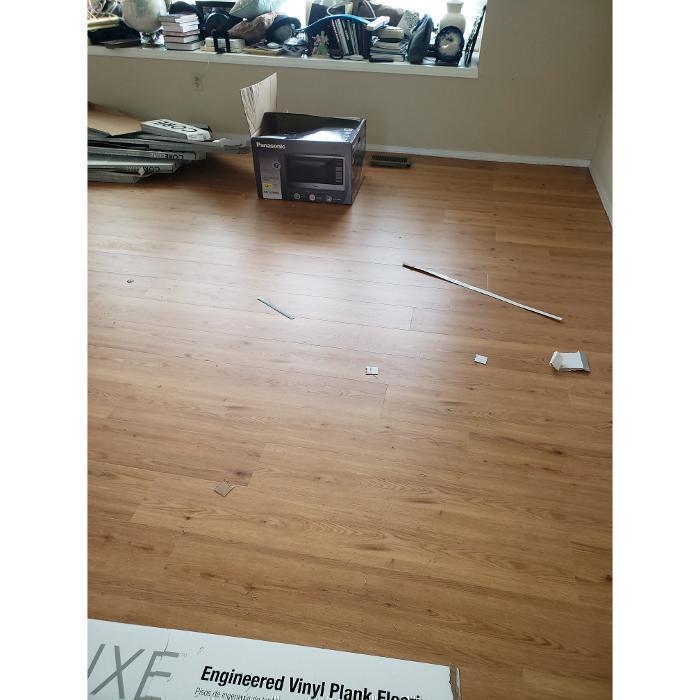 lvp vinyl flooring replacement through insurance.