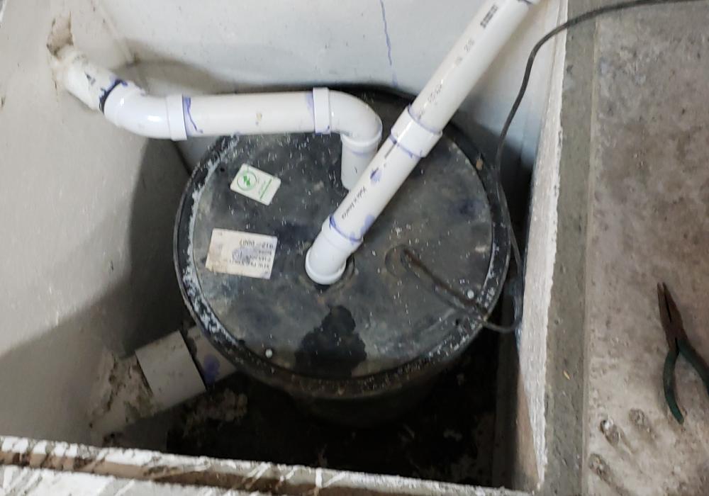 custom concrete and ejection pit in commercial building