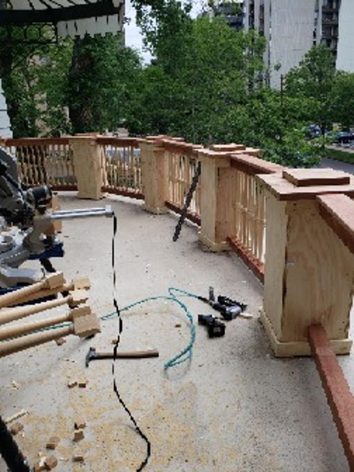 custom historic mansion handrails