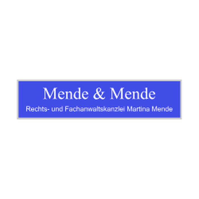 Logo Mende & Mende Rechts- und Fachanwaltskanzlei Martina Mende