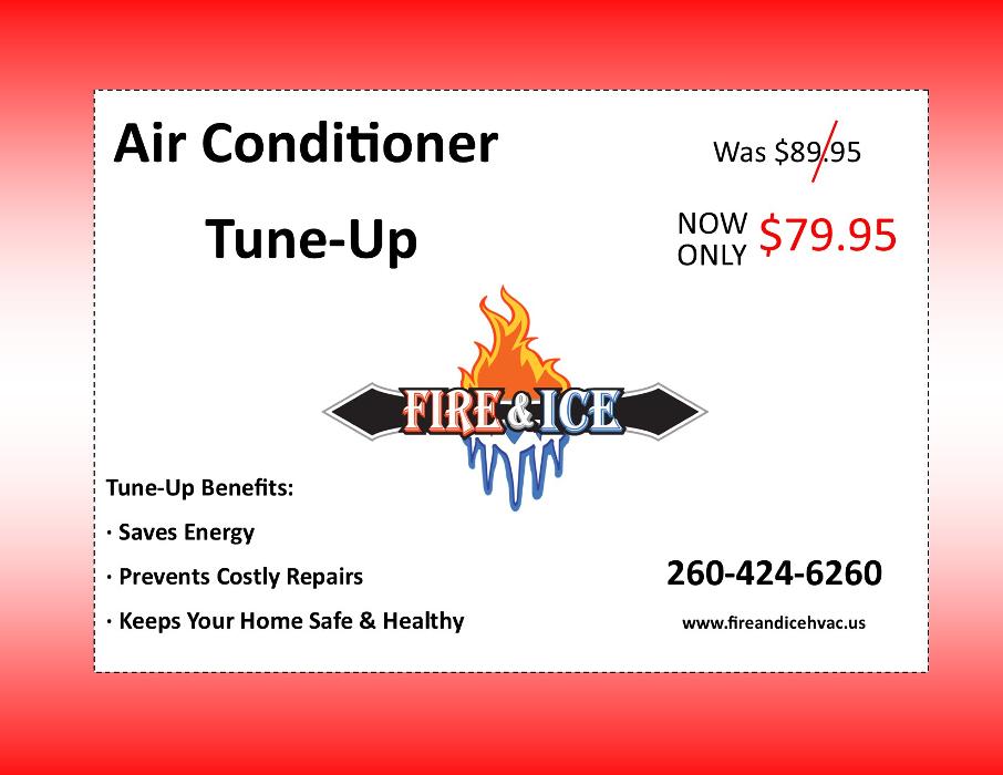 Fire &amp; Ice Heating and Cooling Logo