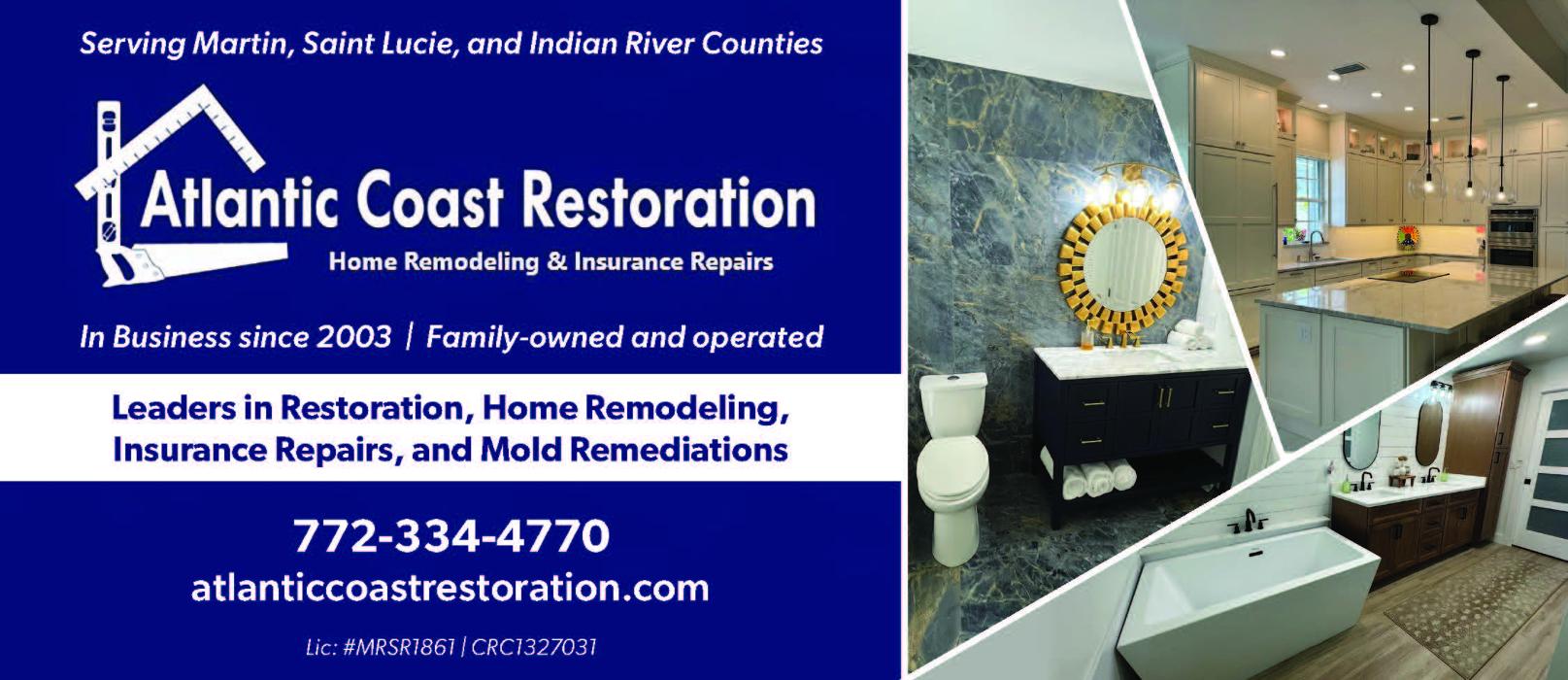 Atlantic Coast Restoration - Stuart, FL