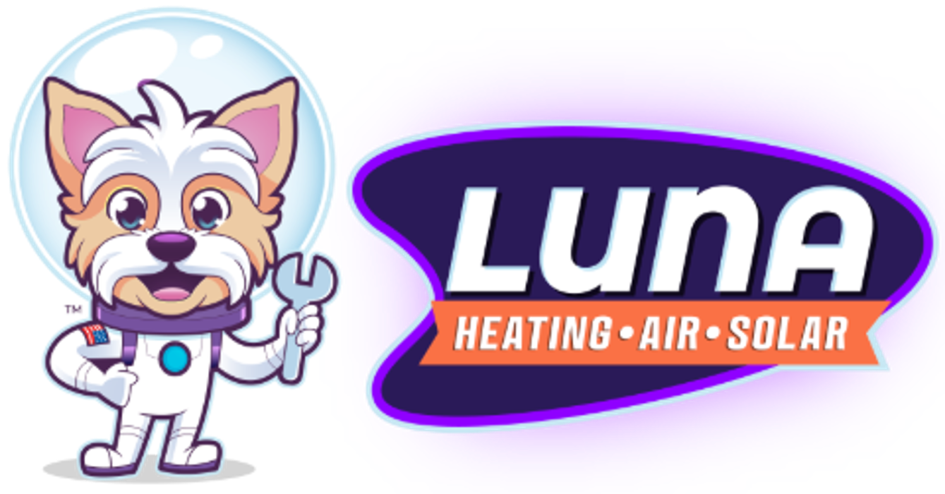 Luna Heating Air Solar Logo