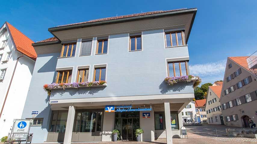 Volksbank Allgäu-Oberschwaben eG, SB-Filiale Leutkirch (Gänsbühl), Gänsbühl in Leutkirch im Allgäu