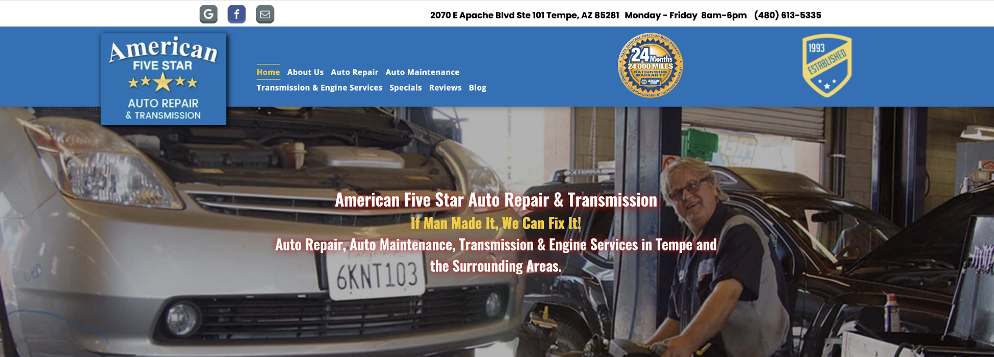 American Five Star Auto Repair & Transmission - Tempe, AZ