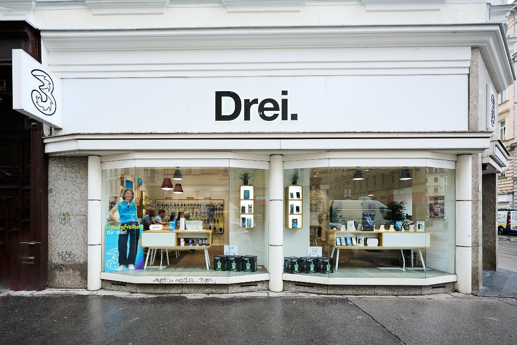 Drei Shop Taborstraße, Taborstraße in Wien