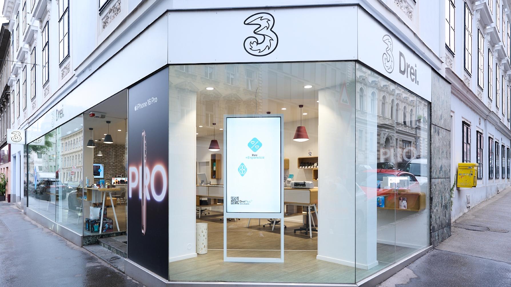 Drei Shop Währing, Währinger Straße in Wien