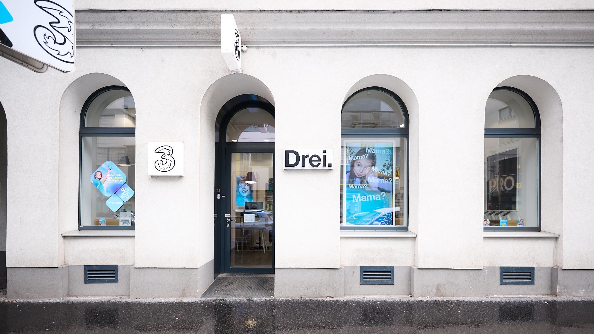 Drei Shop Hütteldorf, Hütteldorfer Straße in Wien