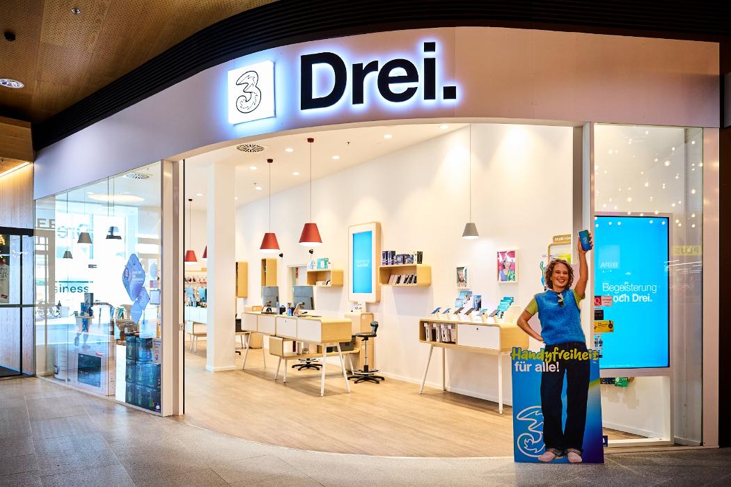 Drei Shop Merkur City, Stadionstraße in Wiener Neustadt