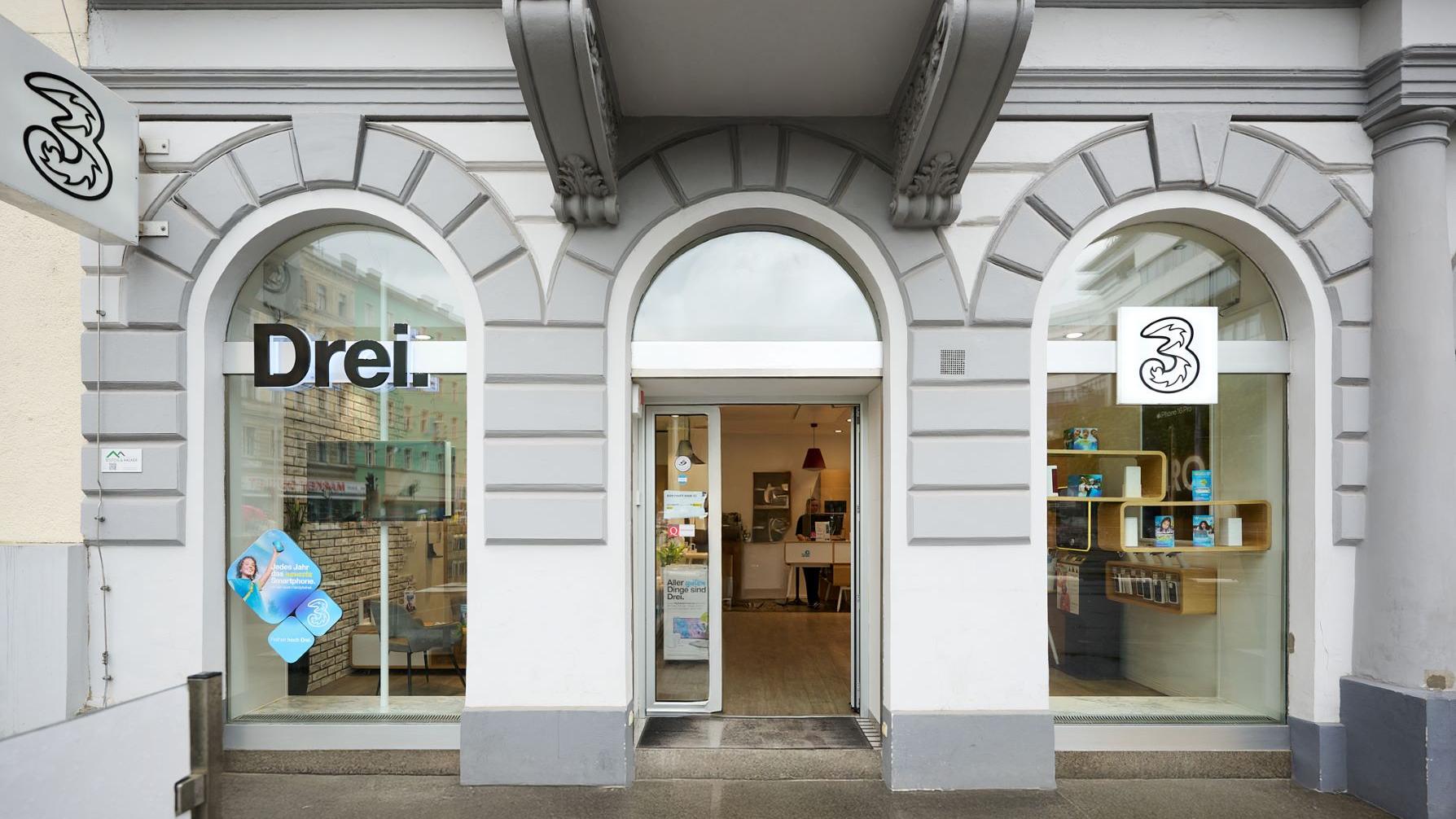 Drei Shop Alsergrund, Julius-Tandler-Platz in Wien